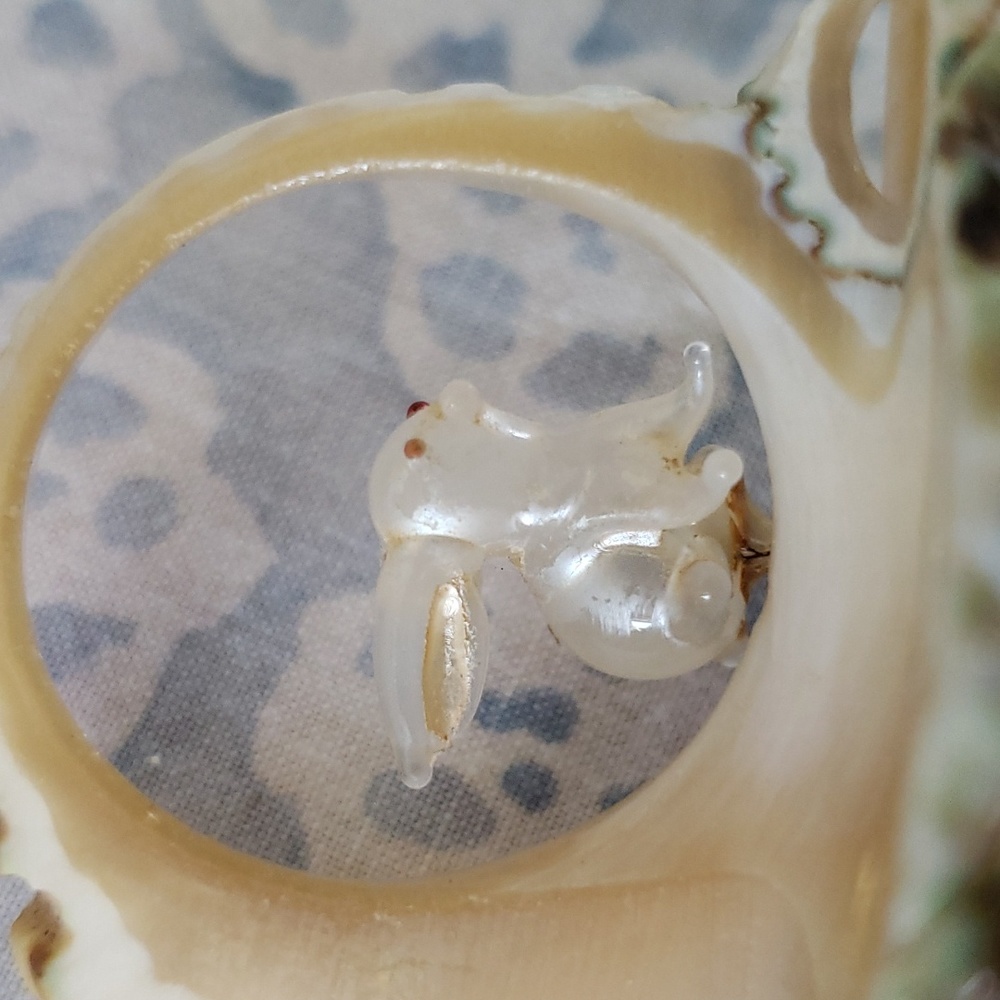 Carved Seashell with Rabbit - Picture 4 of 15